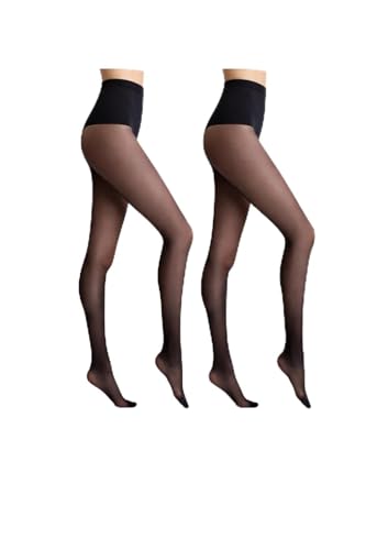 DIM Ventre Piatto 25D Collant Nero x2 modellante