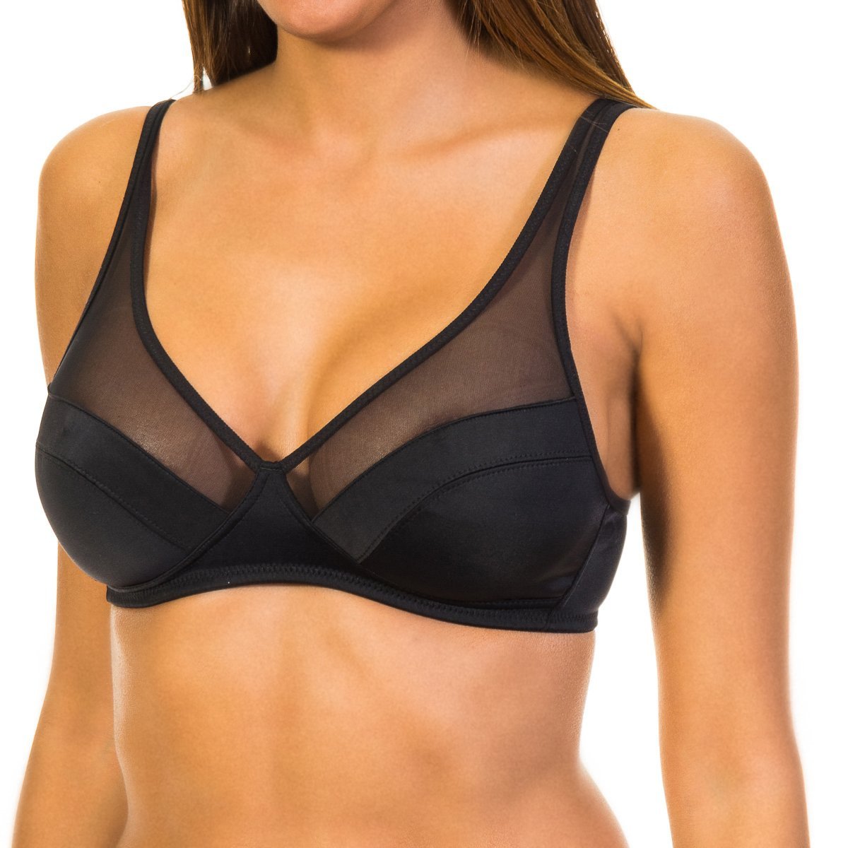 DIM Generous Classico Reggiseno Senza Ferretto 5B Nero