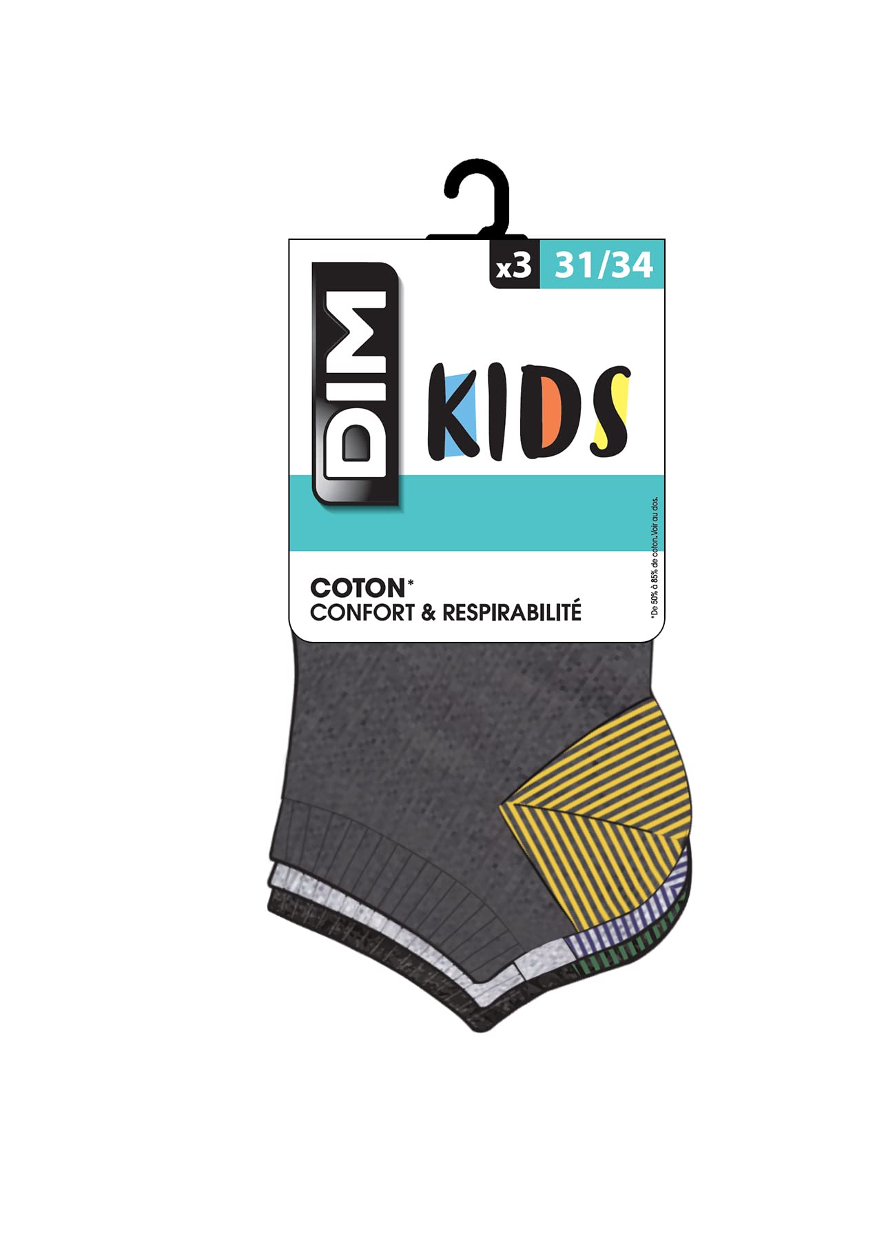 DIM Coton Style calzini bambini pacco da 2 cotone