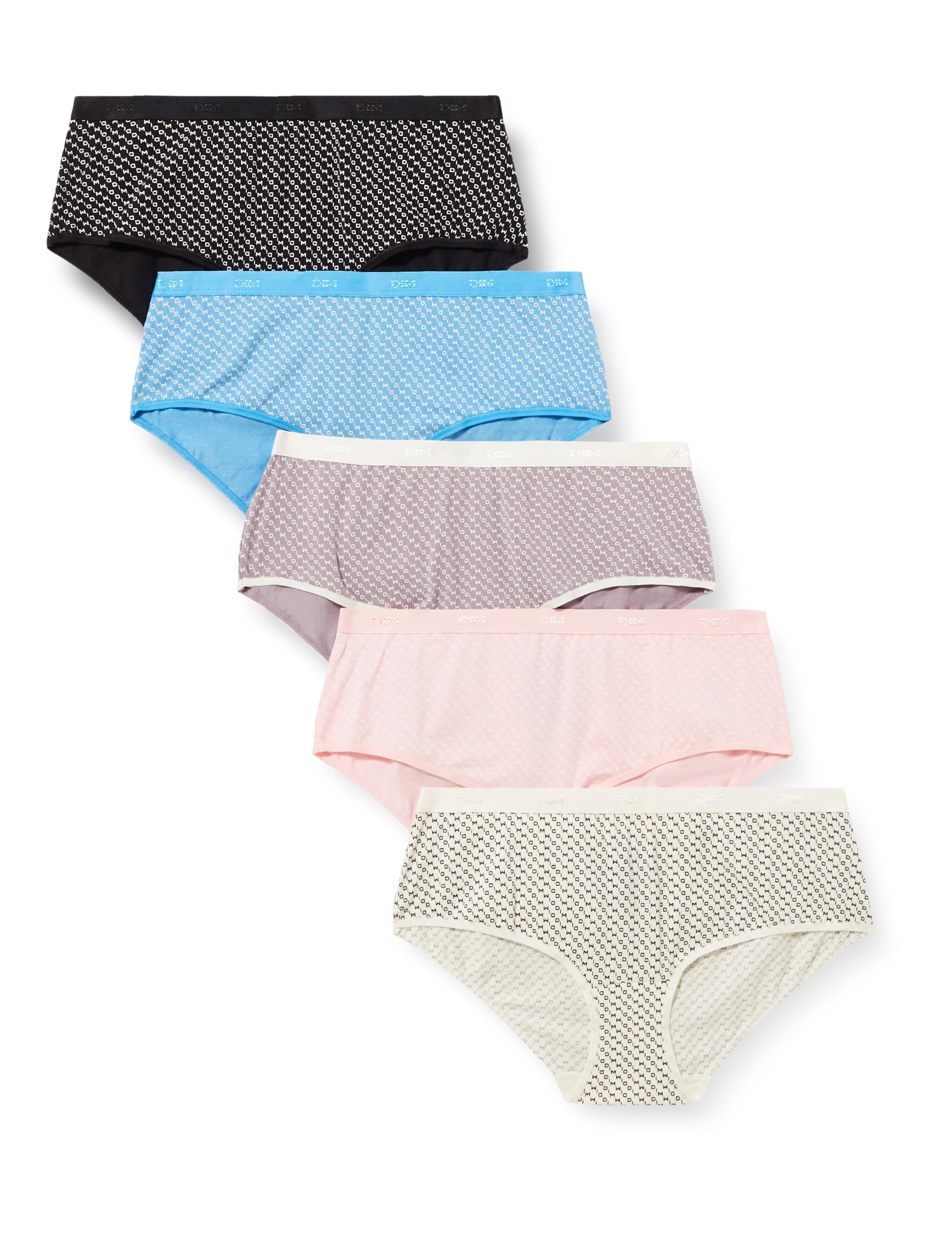 DIM Les Pockets boxer cotone x5 eclat floral