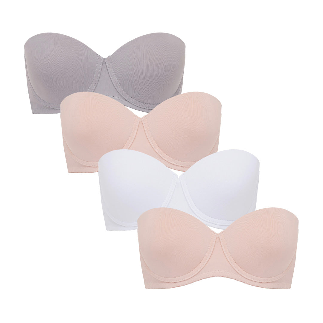 René Rofé Sophie B reggiseno multipack 36C da 4 multicolor