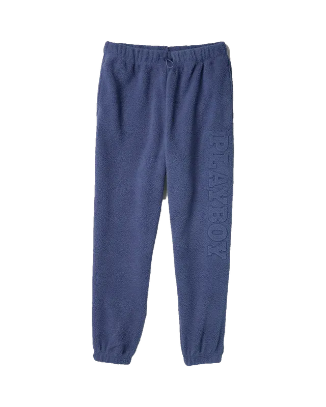 Playboy Polar pantaloni tuta donna blu pile caldo