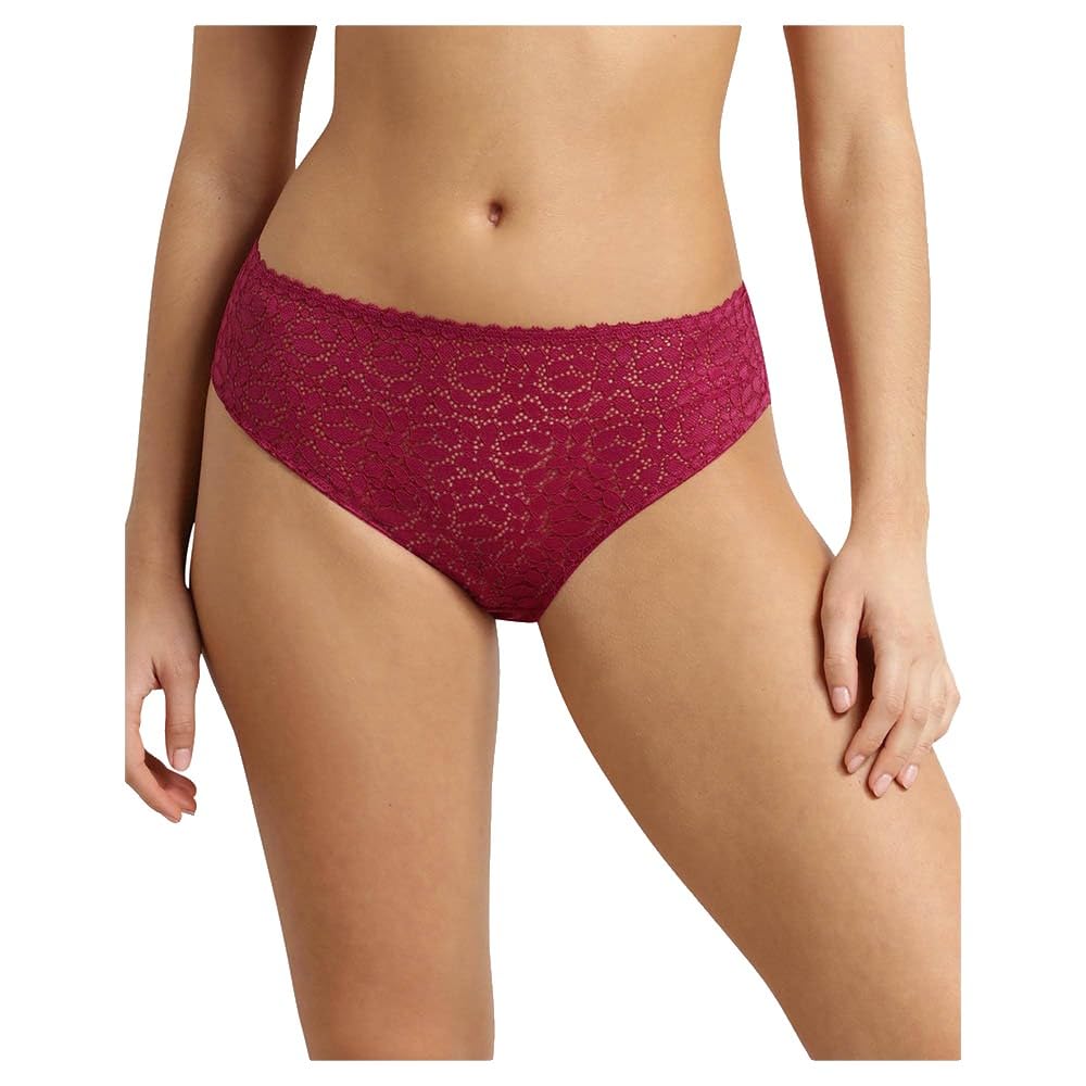 DIM Daily Dentelle slip verde smeraldo pizzo