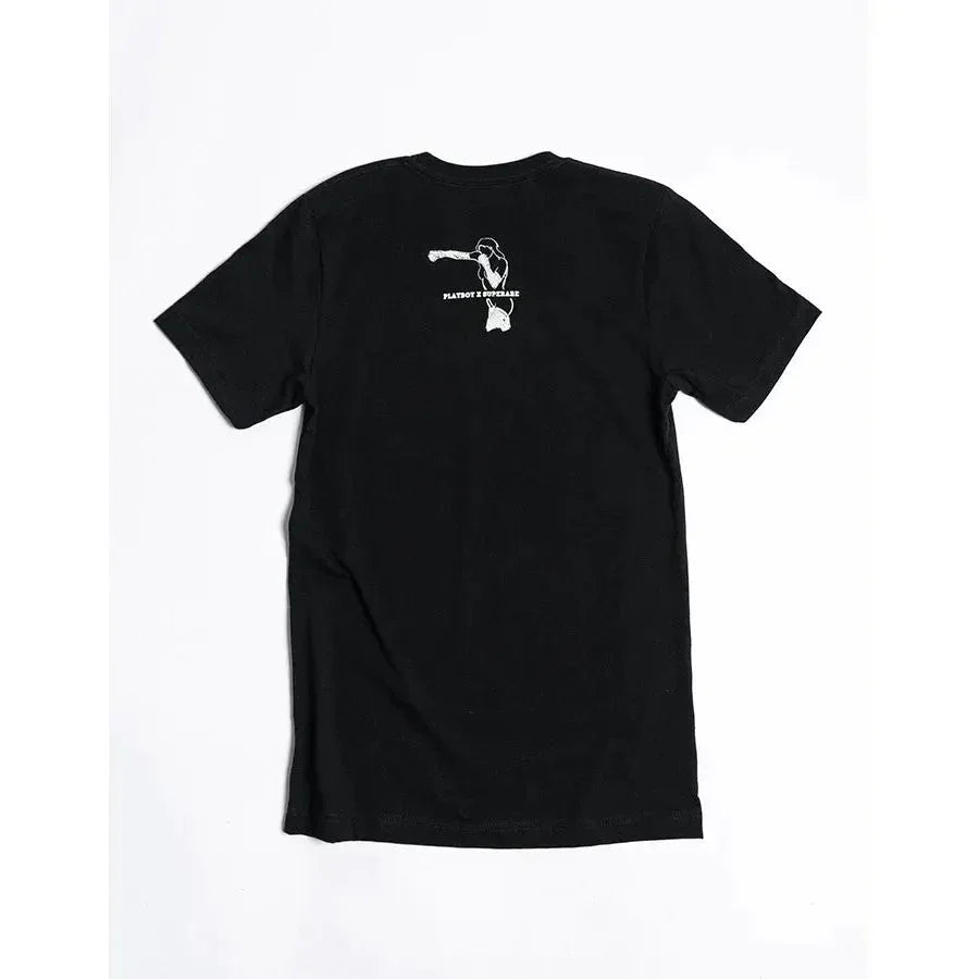 Playboy Superare Knockout t-shirt uomo nera cotone