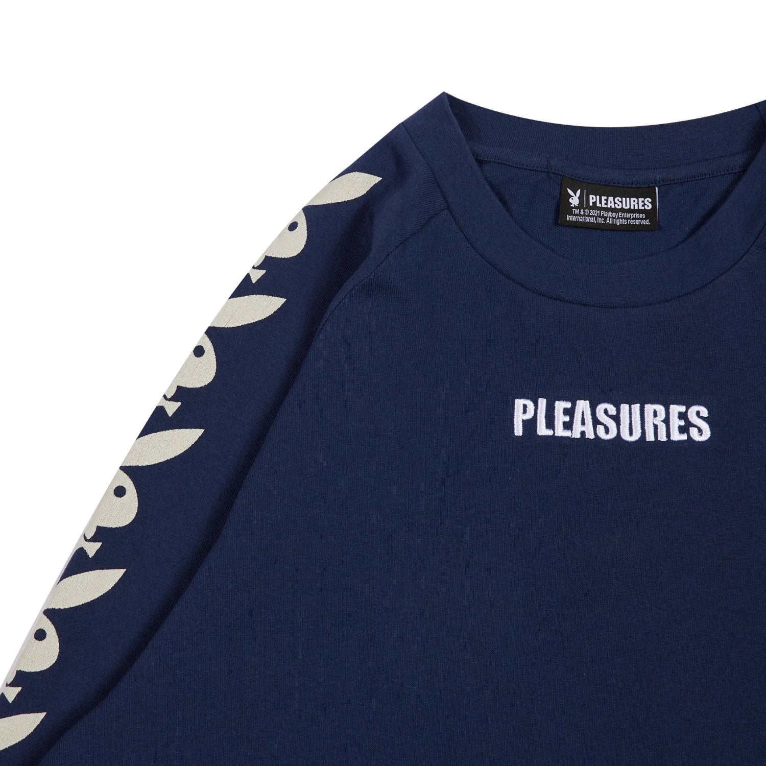 Playboy Pleasures Rabbit Head maglia manica lunga nera