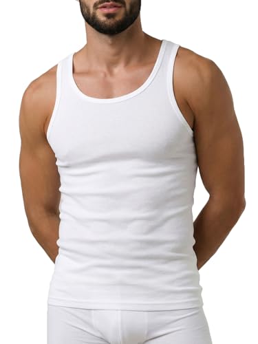 Egi 5400 canottiera uomo spalla larga 100% cotone