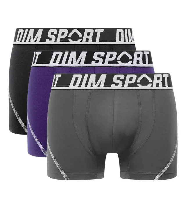 DIM Move Sport Micro Boxer Uomo x3 Termoregolante Nero