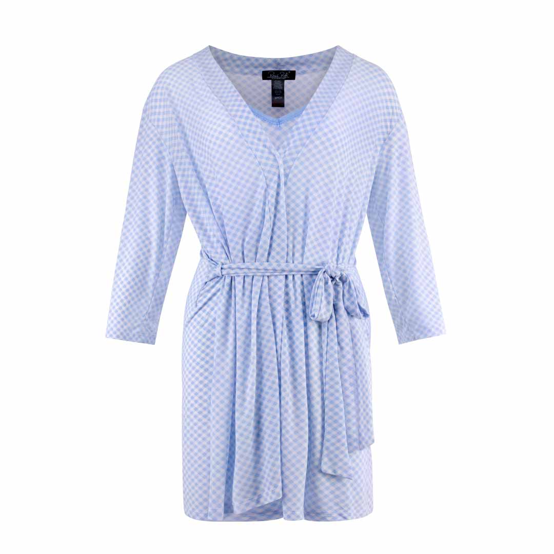 René Rofé Robe and Chemise sottoveste con vestaglia fantasia
