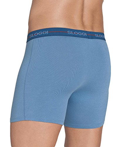 Sloggi Start Short Boxer Uomo Cotone x2 Multicolore