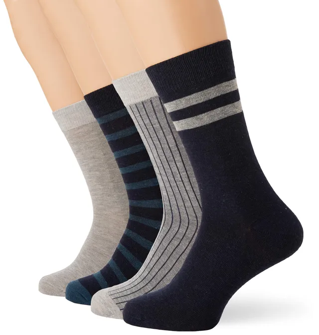 Dim Ecodim Style Calze Uomo 4pz Cotone Mezza Gamba