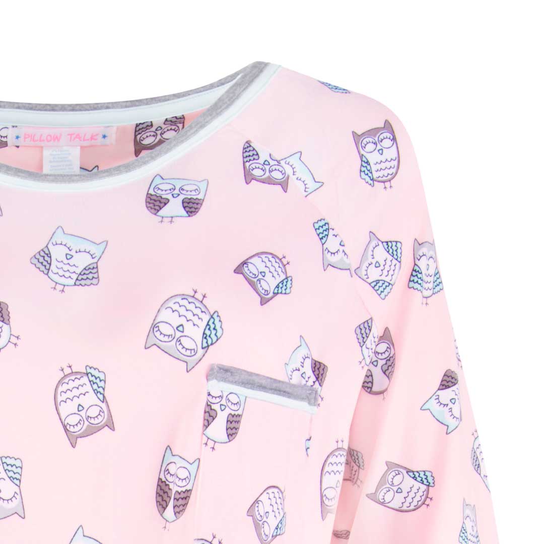 René Rofé Lightweight camicia notte manica lunga 2 pezzi 1X