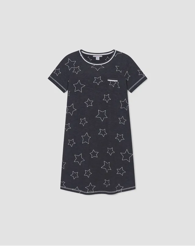 René Rofé Sleep Shirt Camicia Notte Leggera 2 Pezzi Fantasia