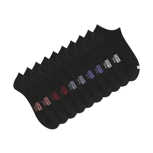 DIM Ecodim calzini uomo x5 neri maglia fine