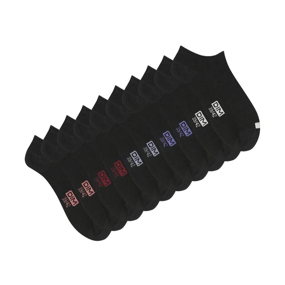 DIM Ecodim calzini uomo x5 neri maglia fine