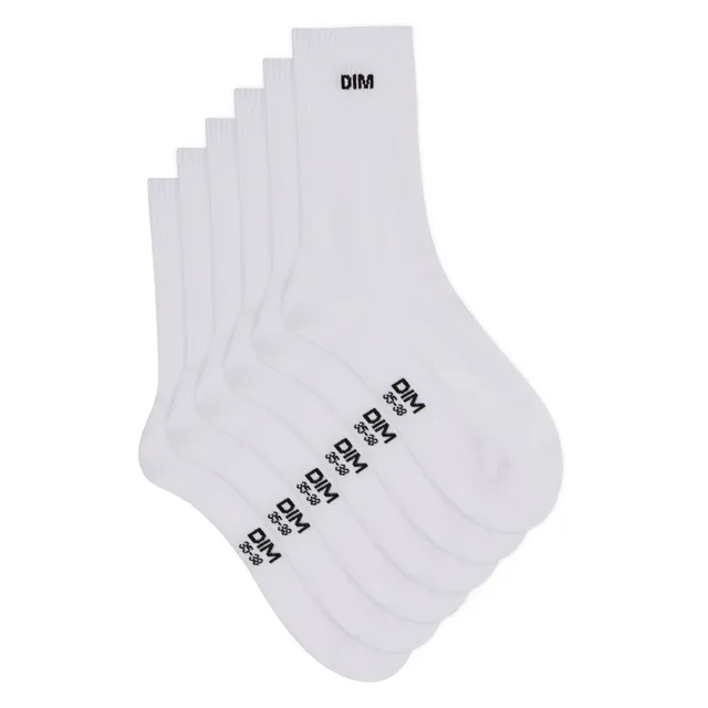 DIM calzini corti donna cotone x3 suola rinforzata