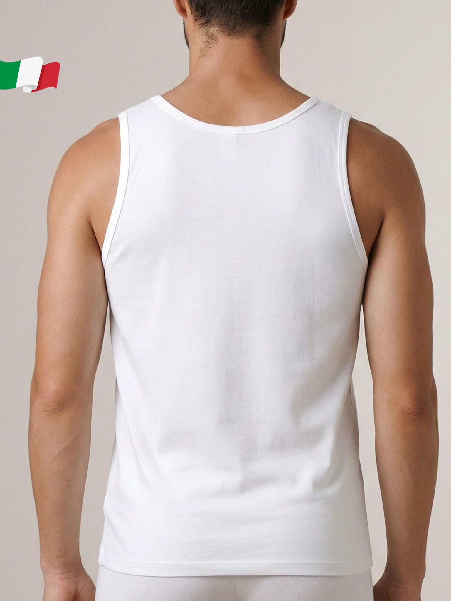 Egi 5300 Maglia Uomo Mezza Manica Cotone Bianco M