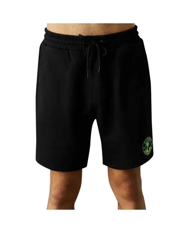 Playboy Beach Club Graphic pantaloncini uomo neri cotone
