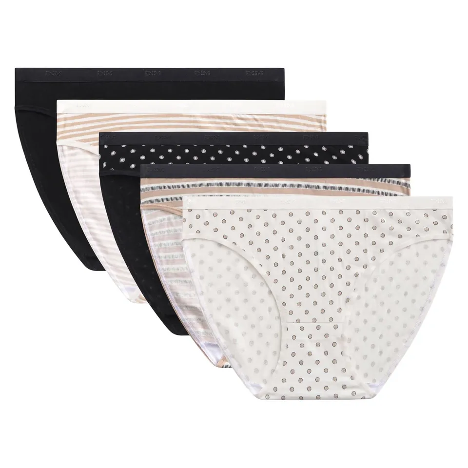 DIM Pockets Slip Donna x5 Cotone Nero S