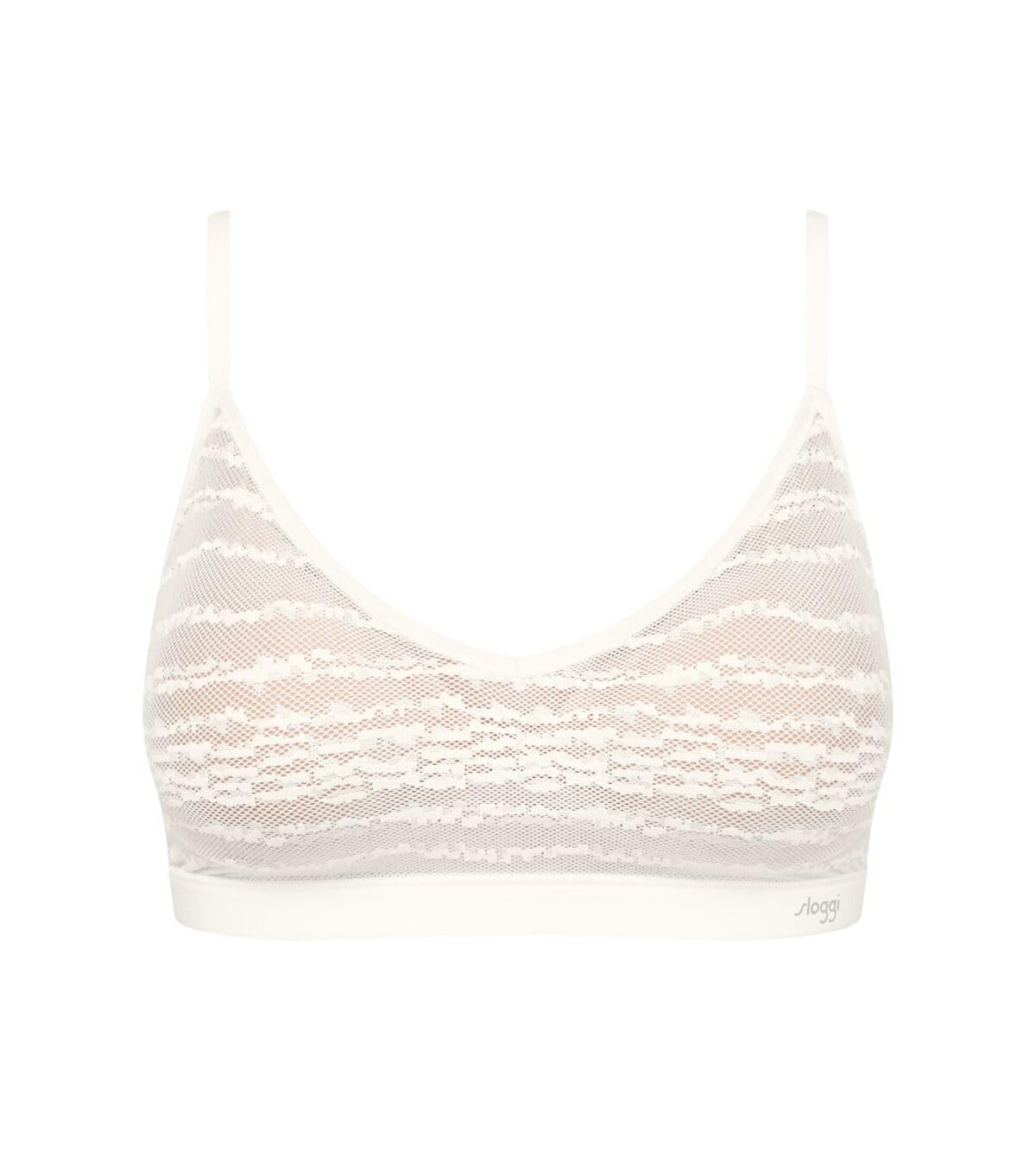 Sloggi Free Evolve PU Lace Bra Donna Nero Pizzo