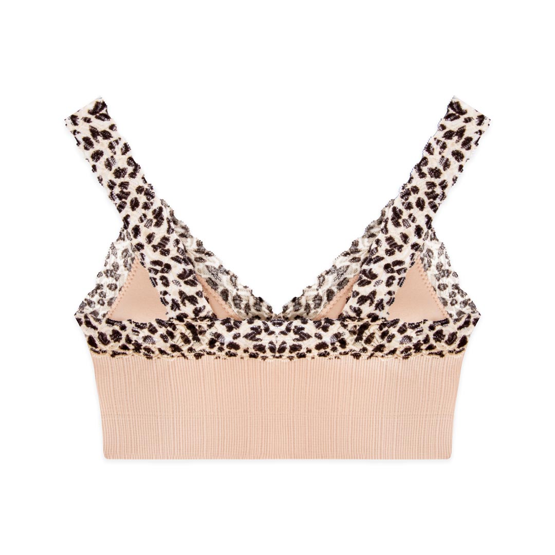 René Rofé Printed Jam reggiseno comfort blu motivo leggero