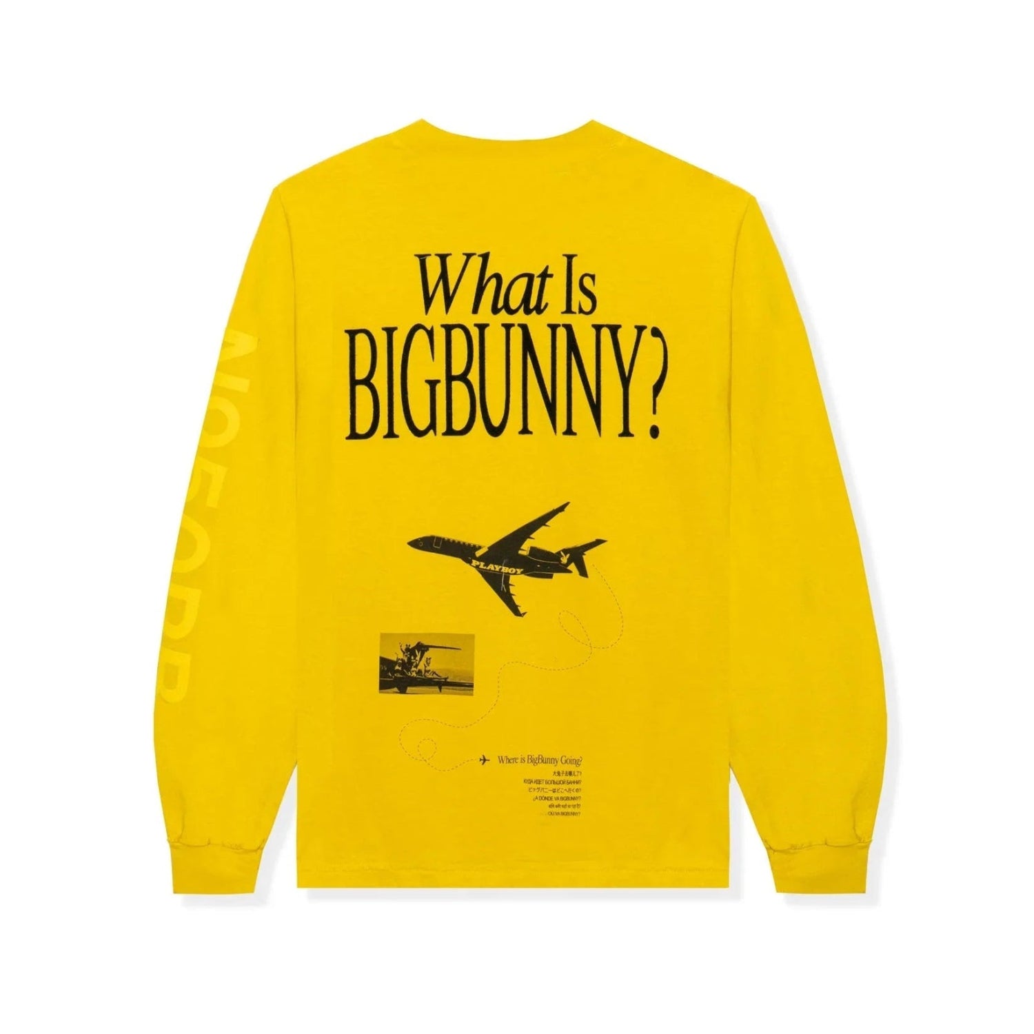 Playboy Aviation Wings N950PB maglia manica lunga nera
