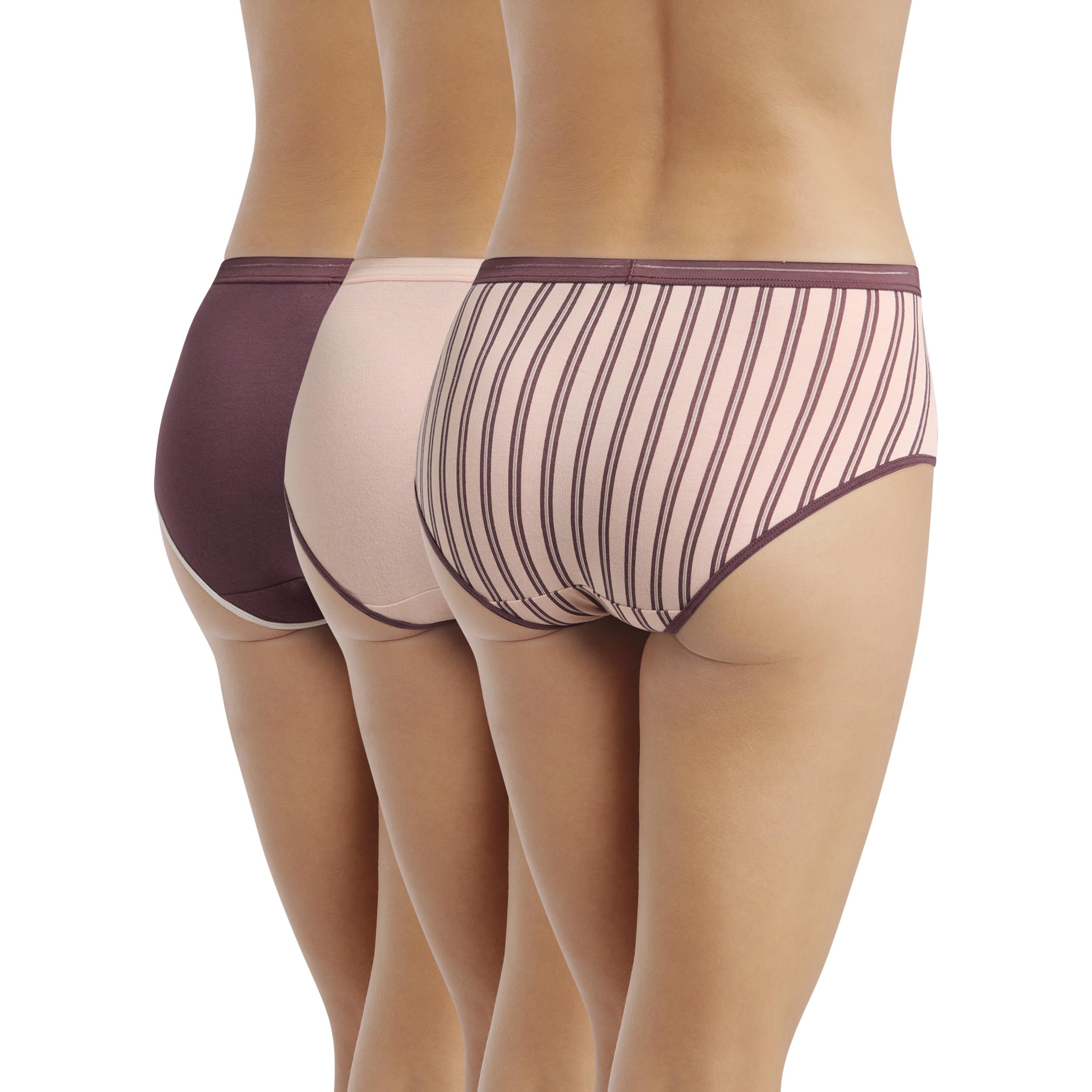 DIM Ines de la Fressange Shorty Cotone Slip 3 Pezzi Rosa