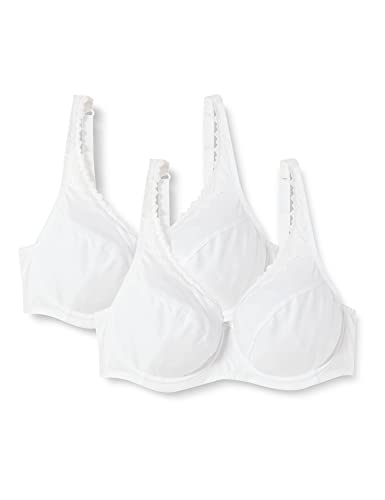 DIM Essentiels Reggiseno Donna x2 Cotone 90%