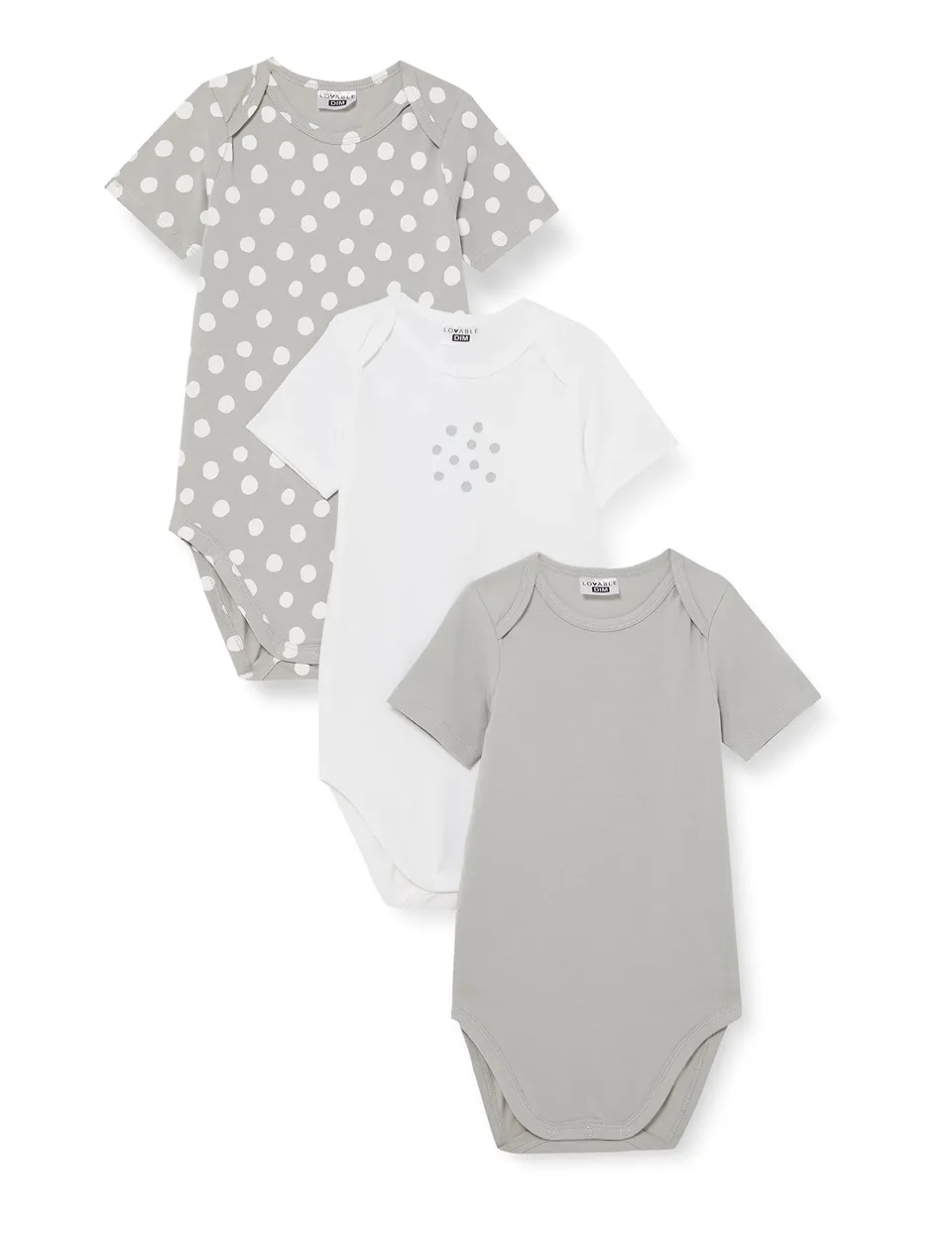 DIM Body Manches Courtes magliette bimbi 0-24 mesi set