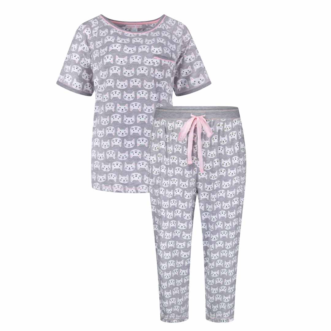 René Rofé Yummy Butter Soft pigiama capri set da 2 morbido