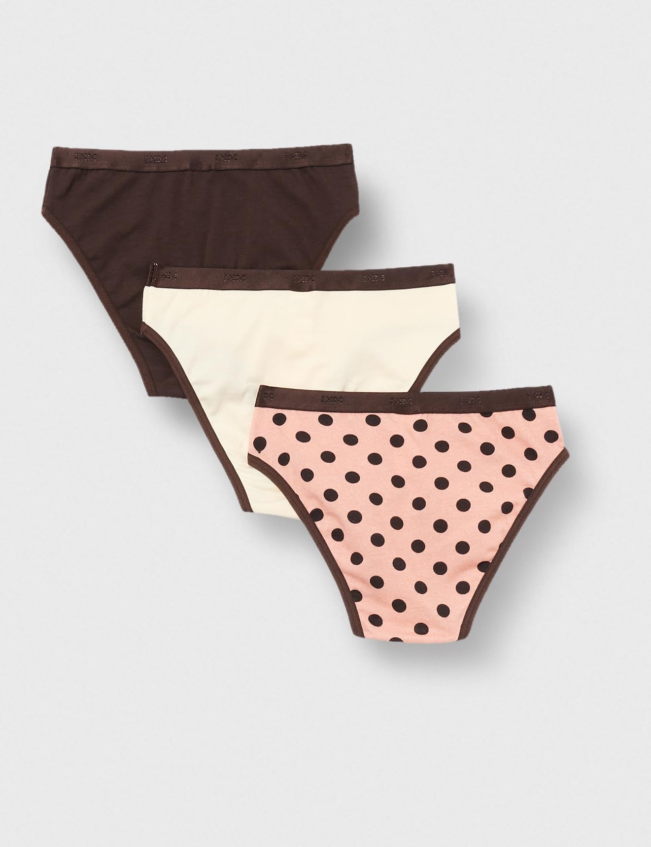 DIM Les Pockets Girl mutandine cotone 10 anni x3 colorate