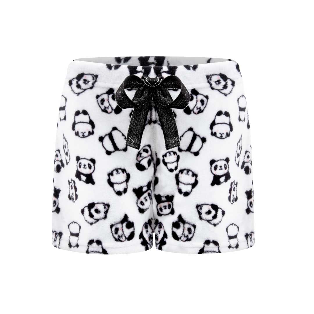 René Rofé 2-Pack Plush Fleece shorts pigiama leopardo S