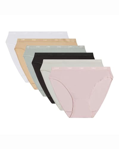 DIM Ecodim Les Pockets Slip Donna Set 6 Pezzi Cotone