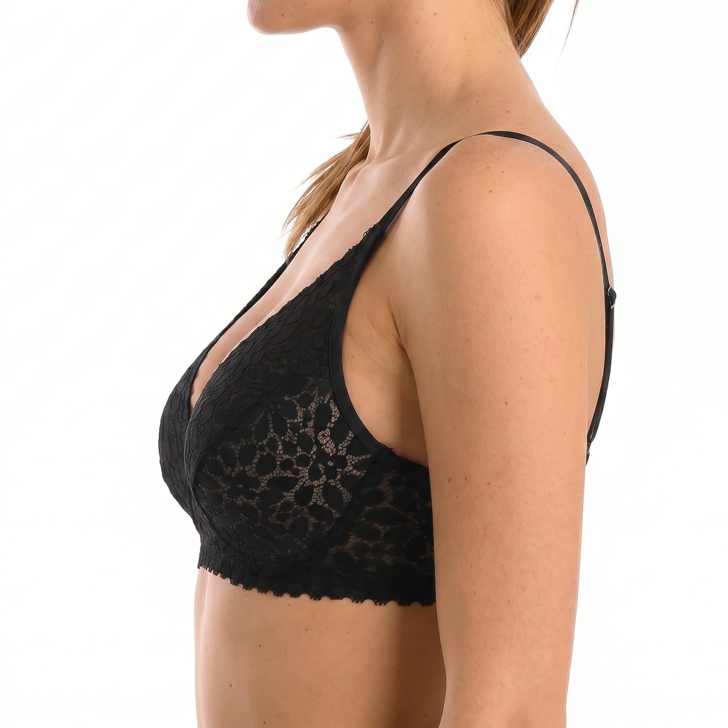 DIM Daily Dentelle reggiseno pizzo floreale senza ferretto