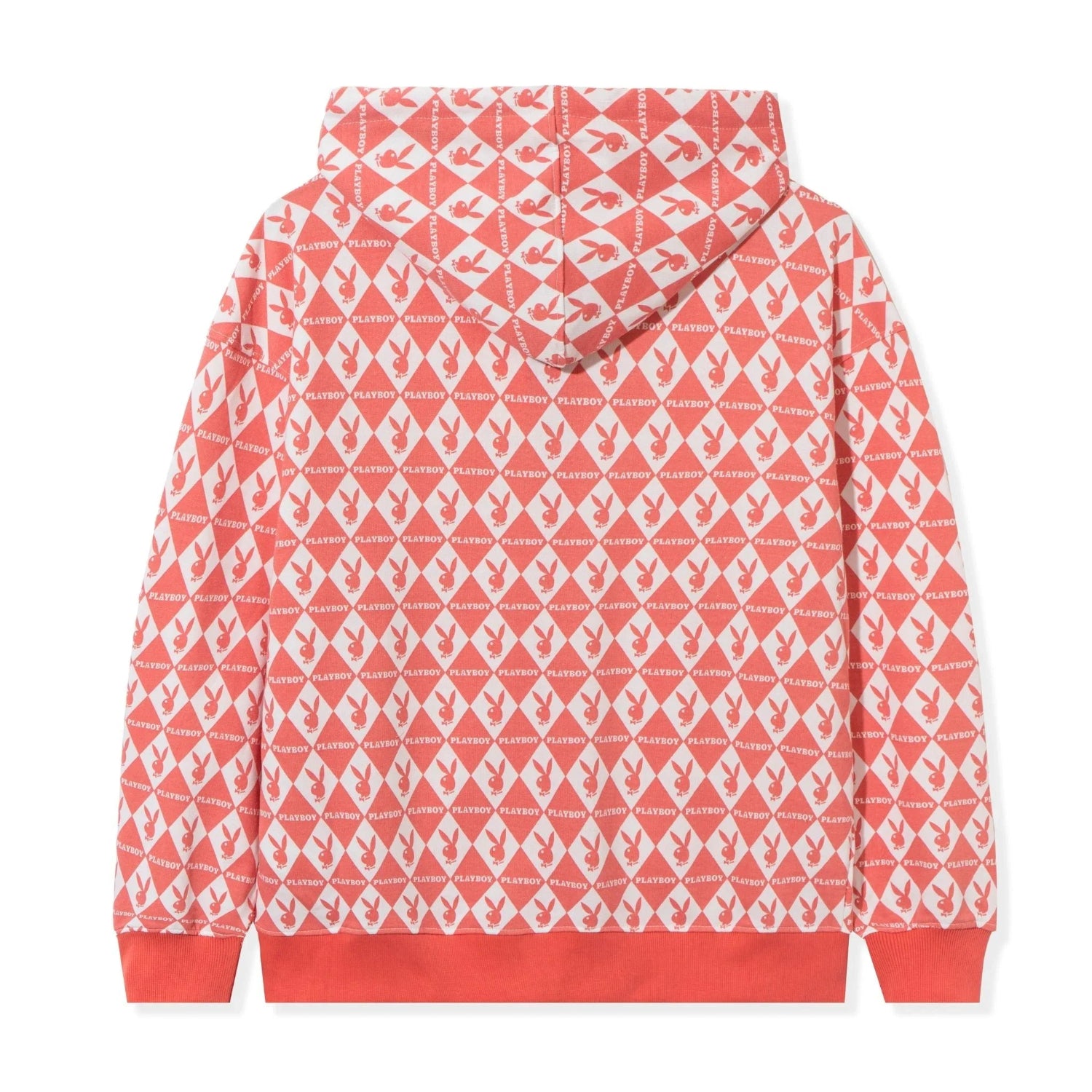 Playboy Rabbit Head Hoodie felpa zip Pink oversize