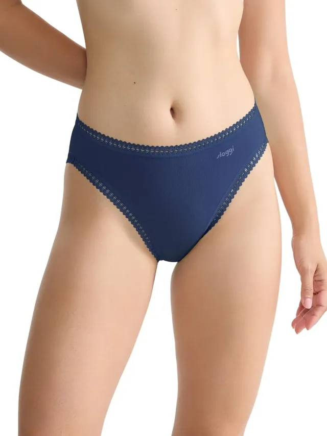 Sloggi Go Crush slip M 3 pezzi blu scuro fantasia