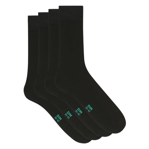 DIM Good Calzini Uomo Nero 43-46 Cotone x2