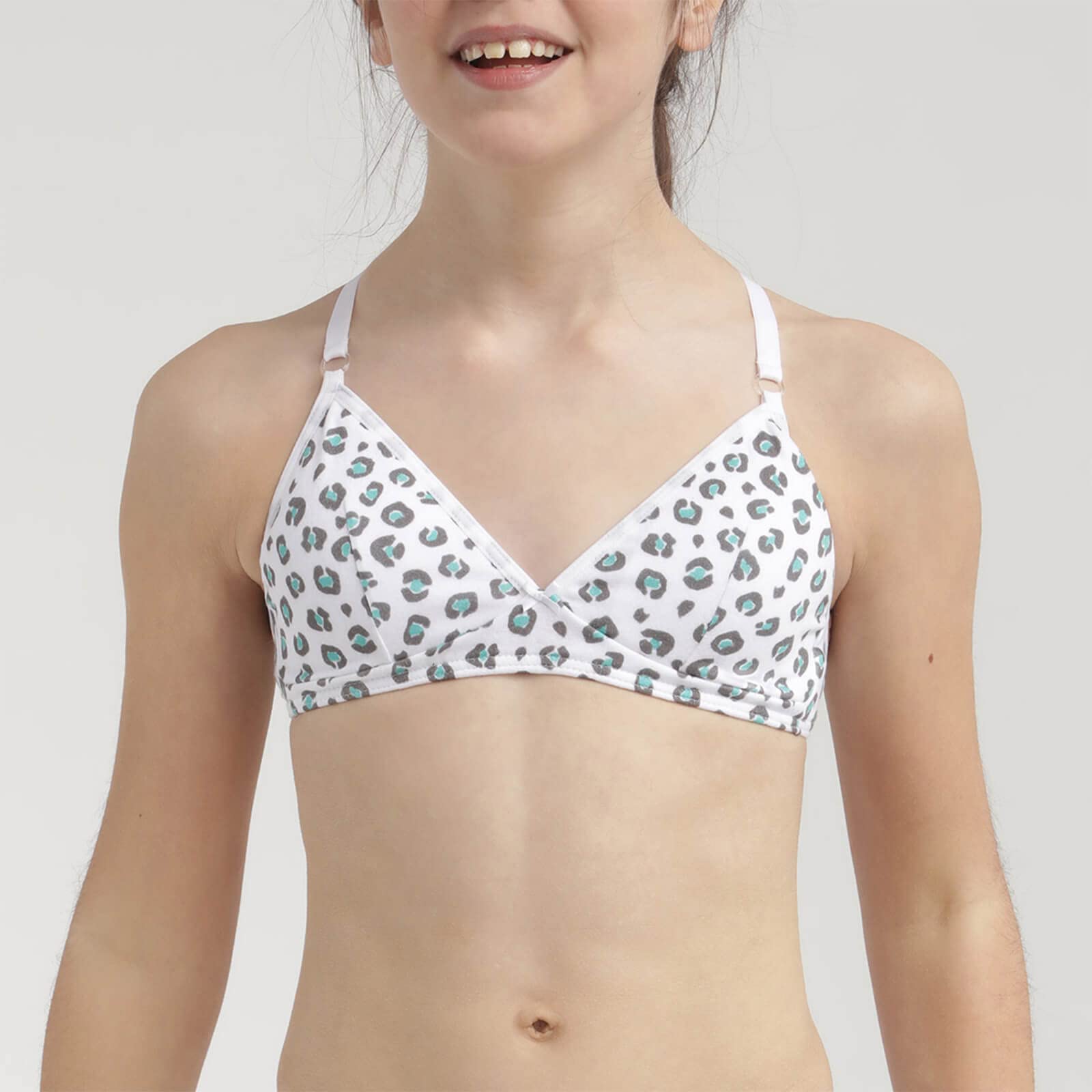 DIM Les Pockets Coton reggiseno bambina senza ferretto