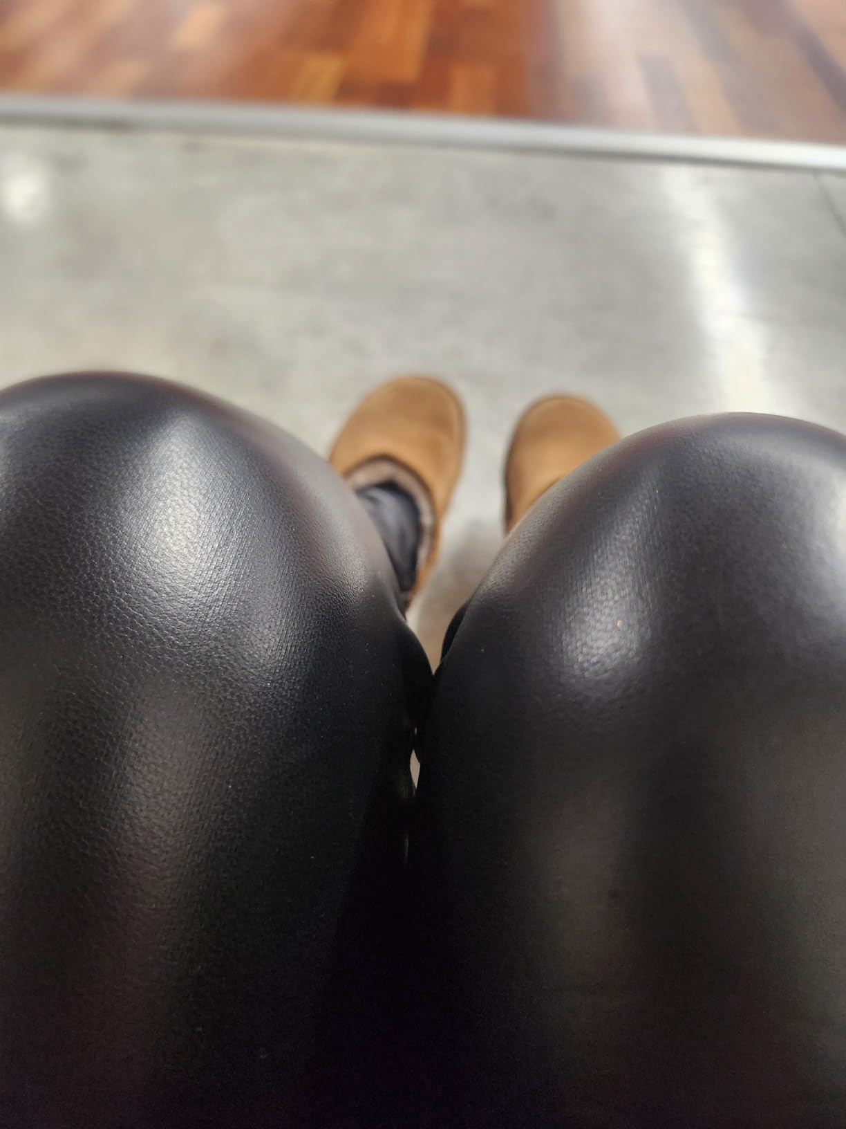 DIM Relax & Go Leggings Effetto Pelle Donna x1