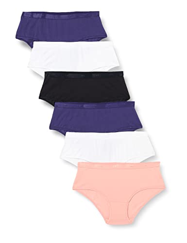 DIM Pockets Coton EcoDIM boxer donna 6 pezzi multicolore cotone