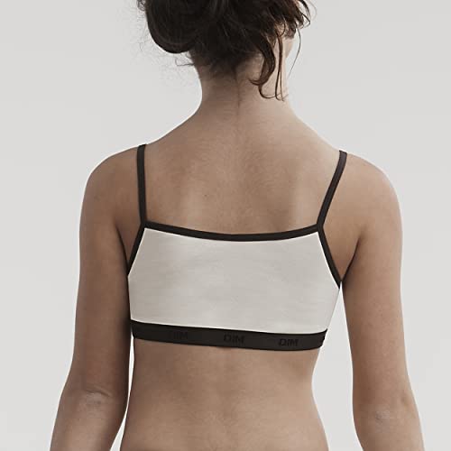 Dim Les Pockets Reggiseno Bambina Pois Beige x2 Cotone