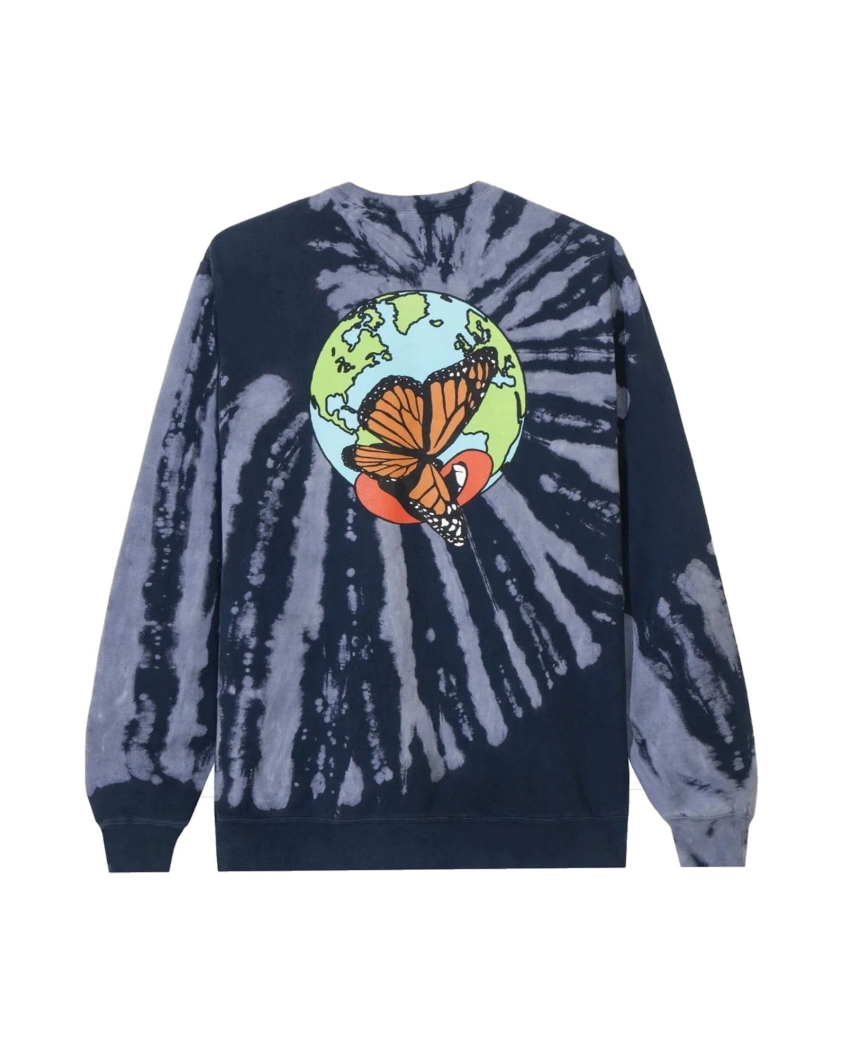 Playboy Au Naturel Tie-Dye felpa girocollo cotone