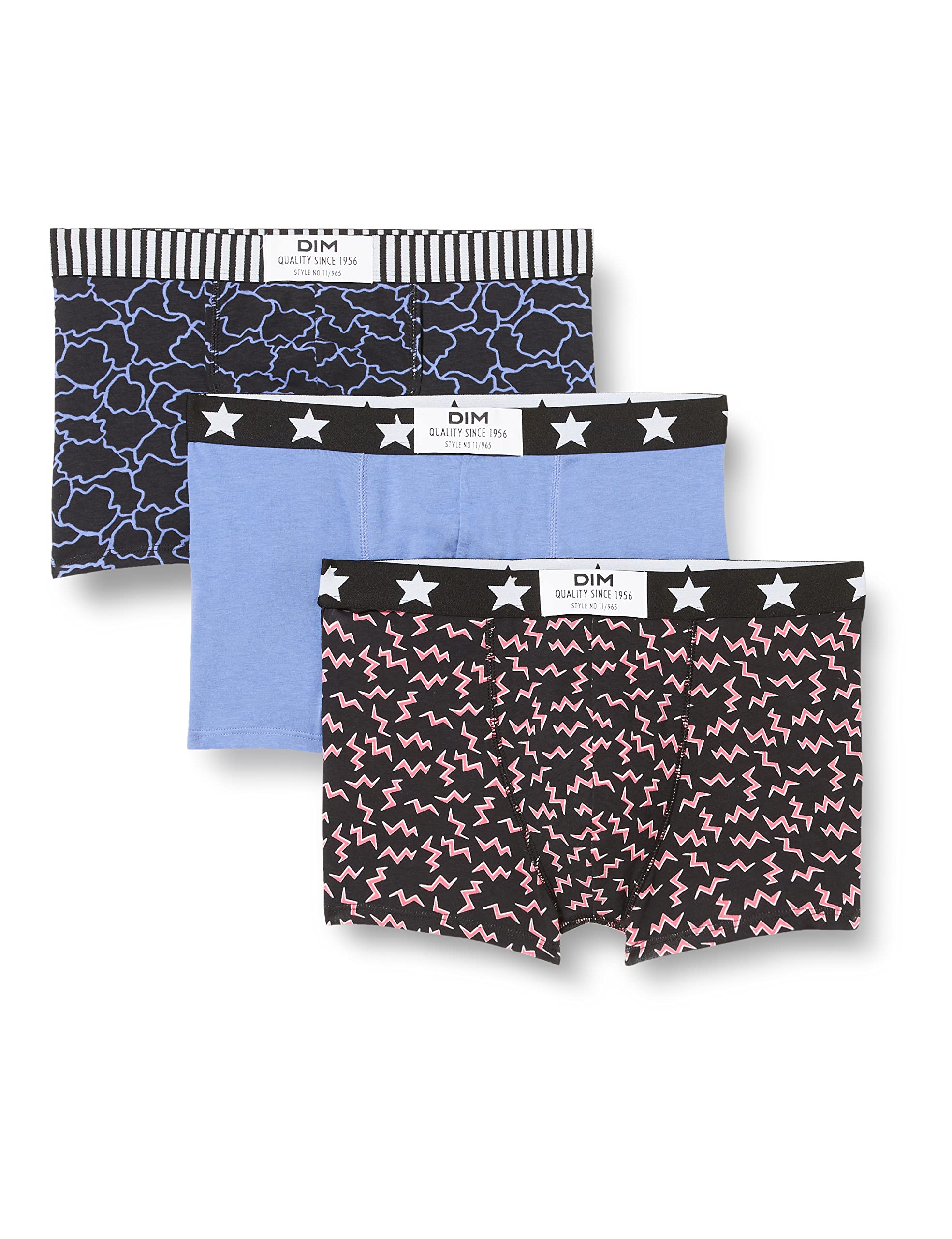 DIM Vibes X3 Boxer Uomo Fantasia Verde Cotone Elasticizzato