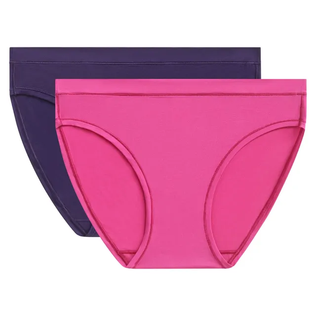 DIM Oh My Dim's bikini donna x2 fucsia viola S invisibile