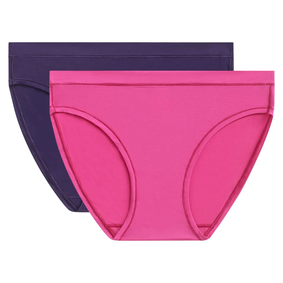 DIM Oh My Dim's bikini donna x2 fucsia viola S invisibile