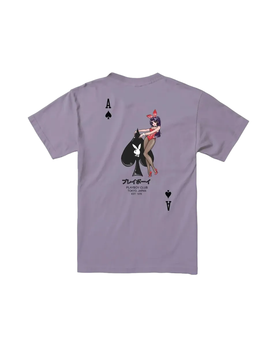 Playboy Ace of Spades 2.0 t-shirt bianca cotone