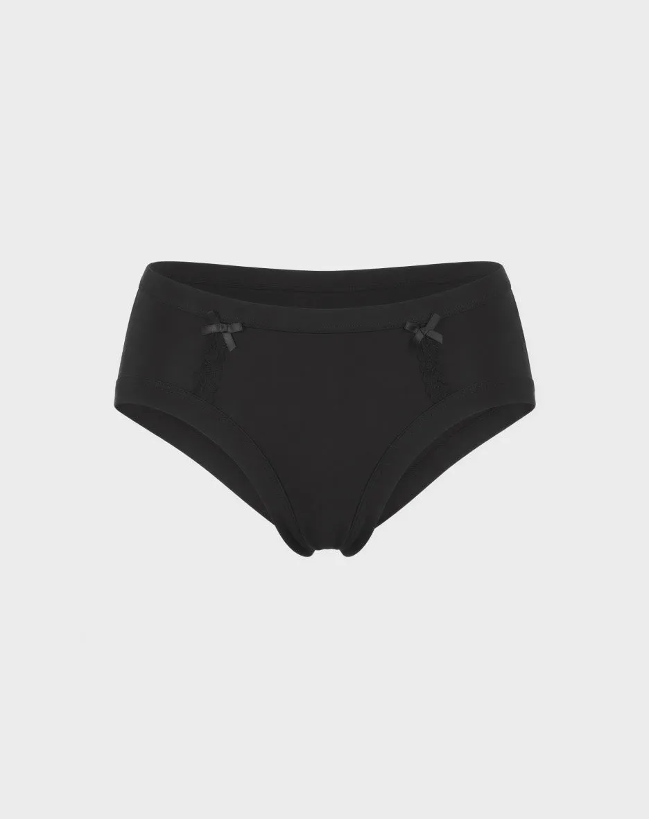 René Rofé Cotton Spandex slip hipster cotone nero
