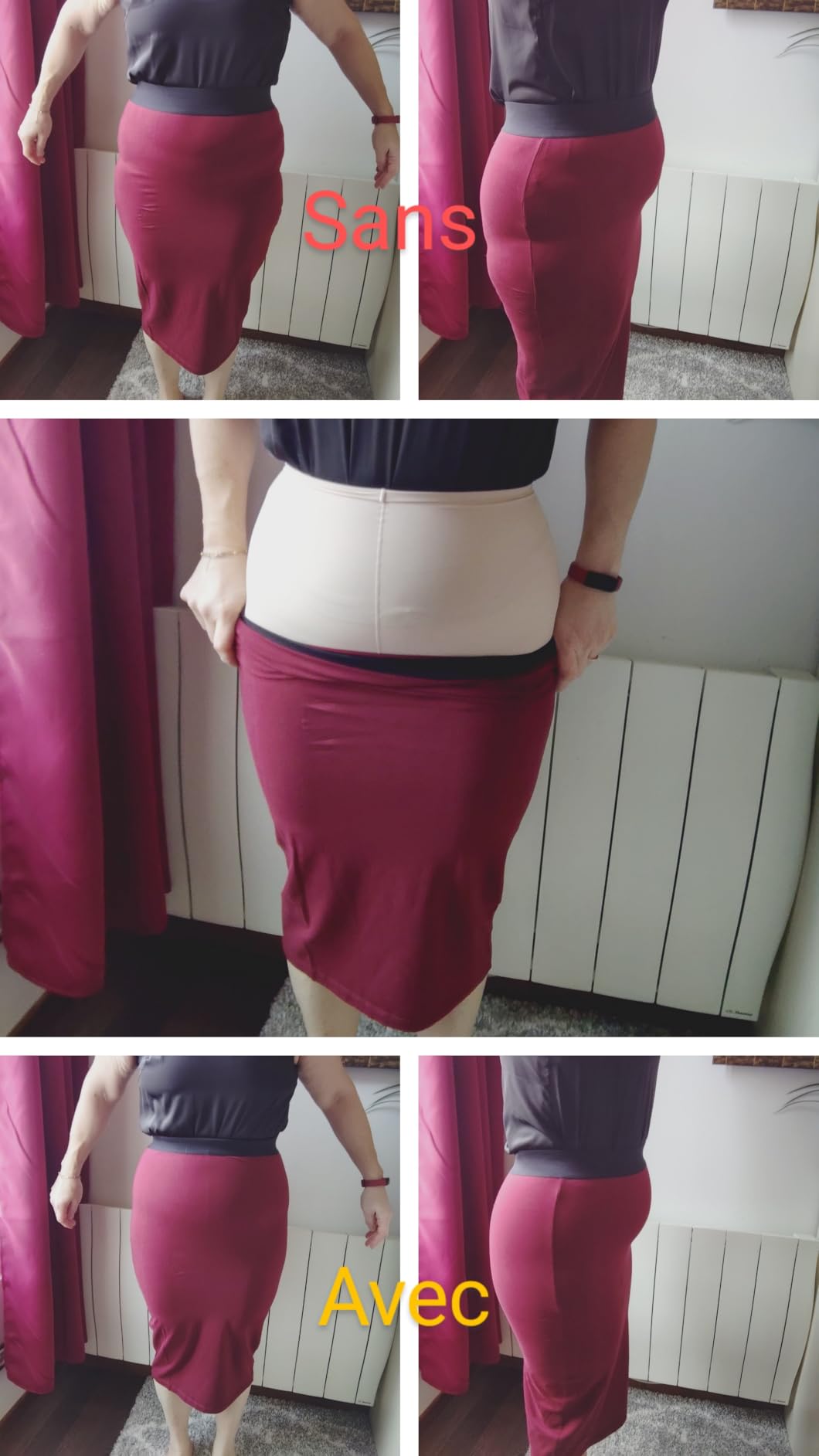 DIM Guaina Pantaloncini Vita Alta M Effetto Snellente