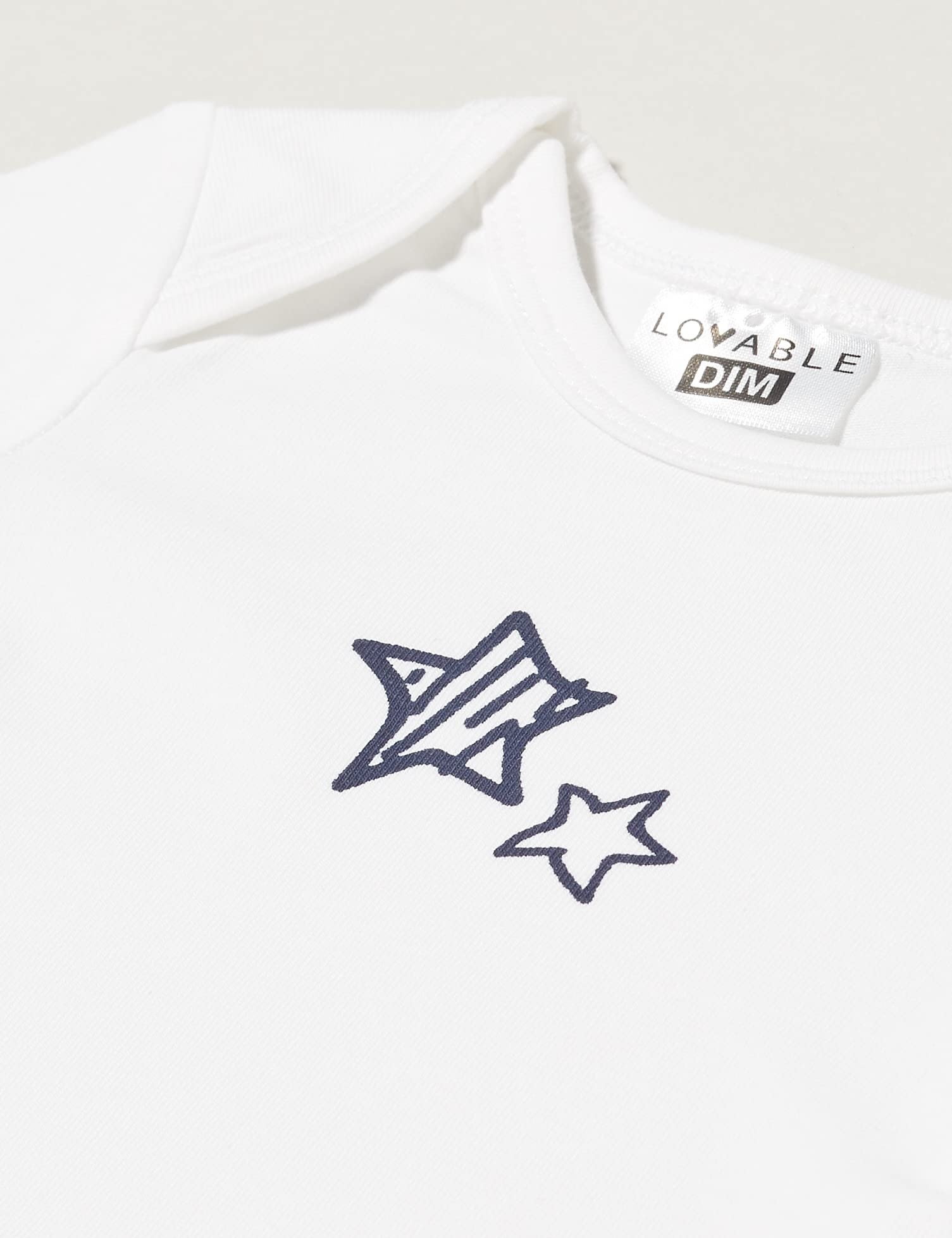 DIM Baby body neonato manica lunga cotone bio