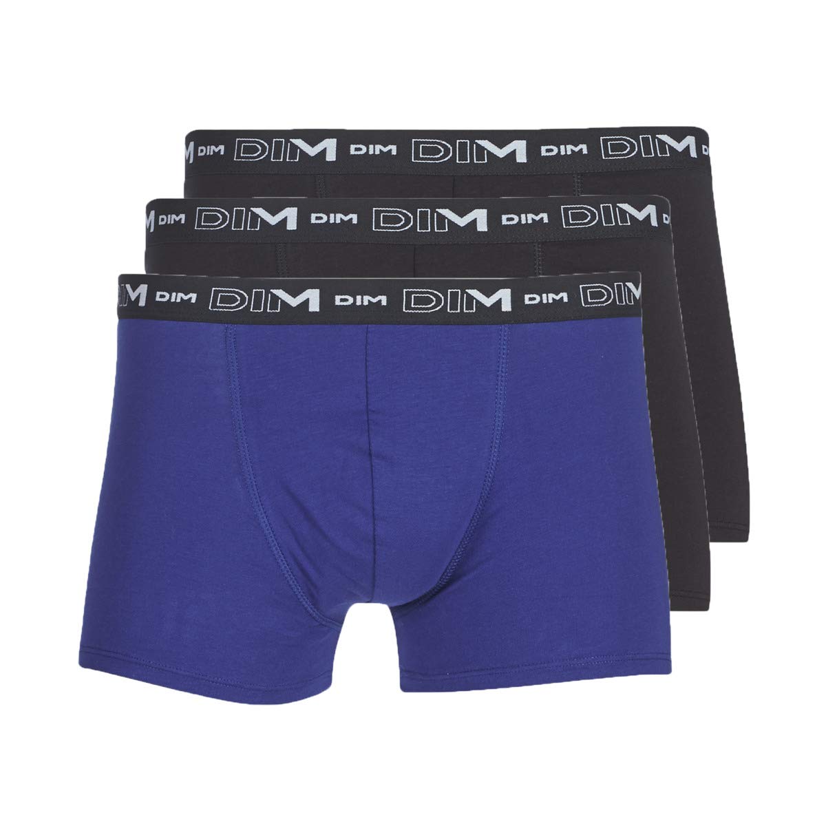 DIM Boxer Uomo 3 Pezzi Cotone Traspirante Multicolore