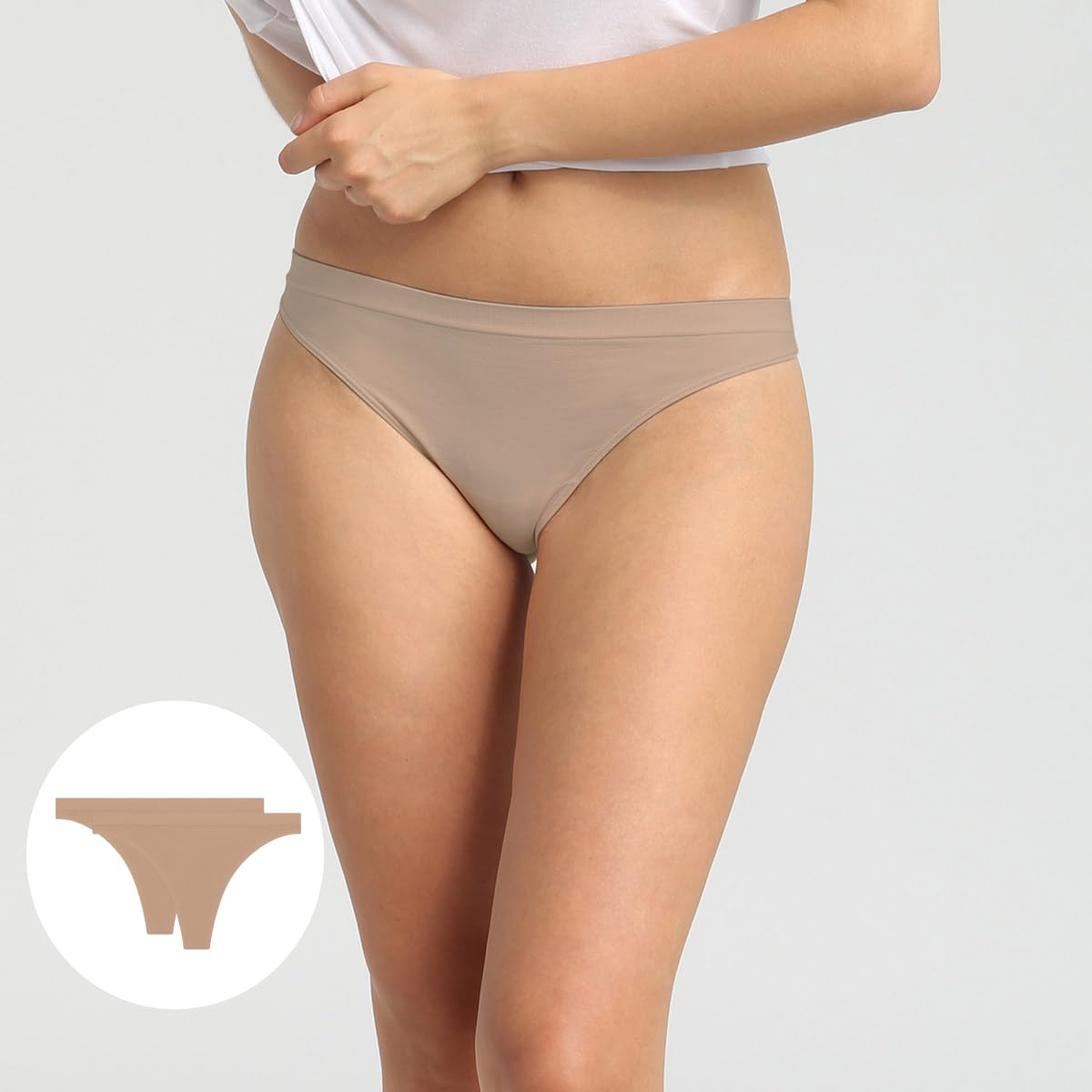 DIM Les Pockets Ecodim perizoma donna x2 senza cuciture